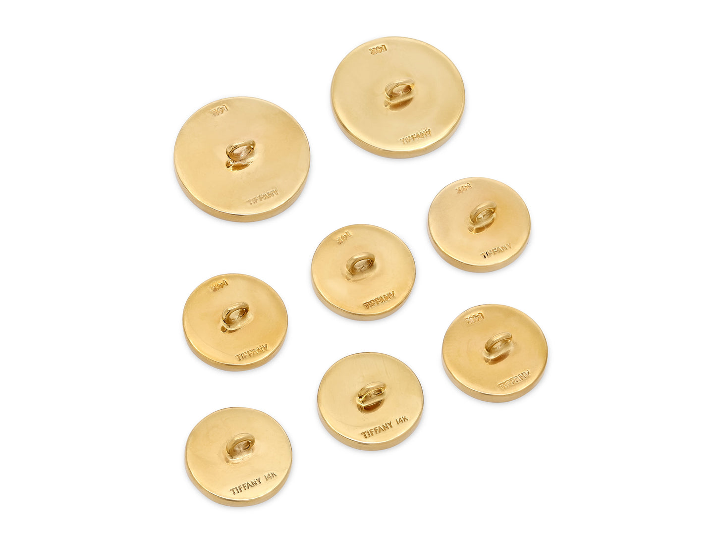 Tiffany & Co. Button Set in 14K Gold