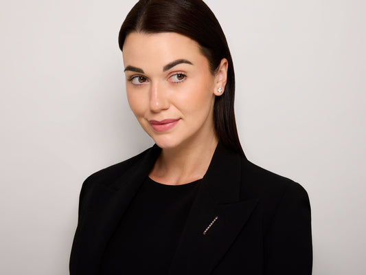 Antique Edwardian Diamond and Sapphire Pin in 18K Gold, French