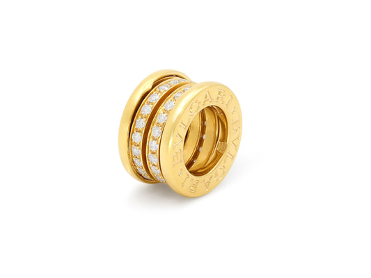 Bulgari 'B.zero1' Diamond Pendant in 18K Gold
