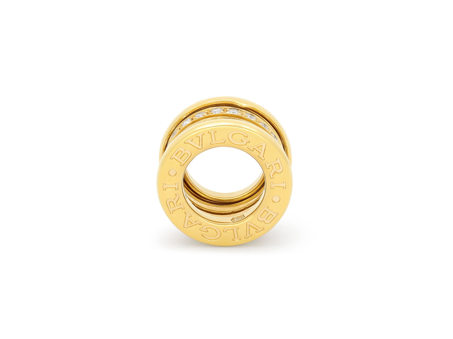 Bulgari 'B.zero1' Diamond Pendant in 18K Gold
