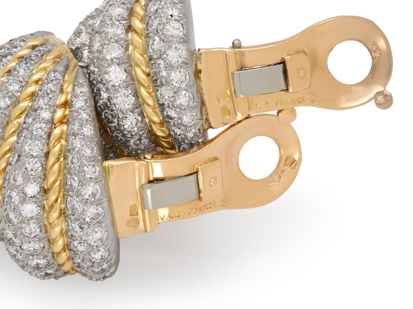 Van Cleef & Arpels Diamond Earrings in 18K Gold