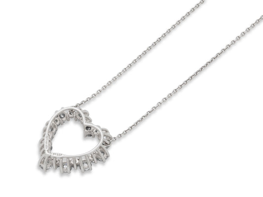 Tiffany & Co. Diamond Heart Pendant in Platinum