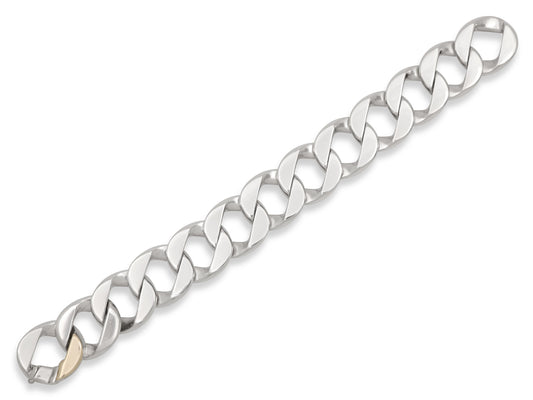 Verdura 'Curb-Link' Bracelet in Platinum
