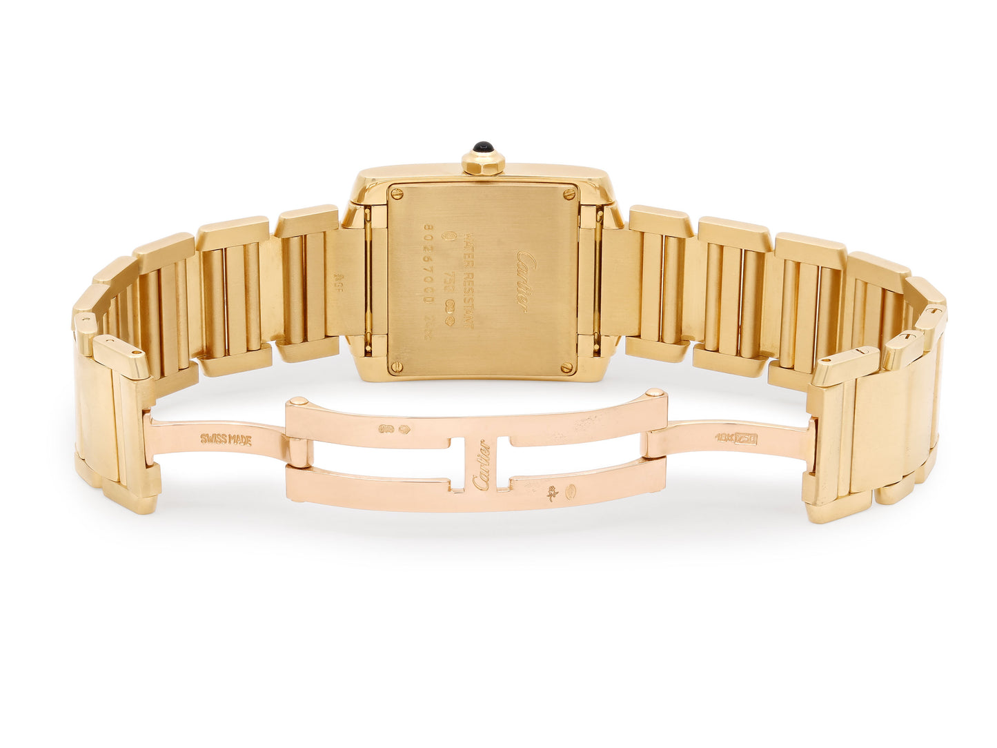 Cartier 'Tank Francaise' Watch in 18K Gold, 25 mm