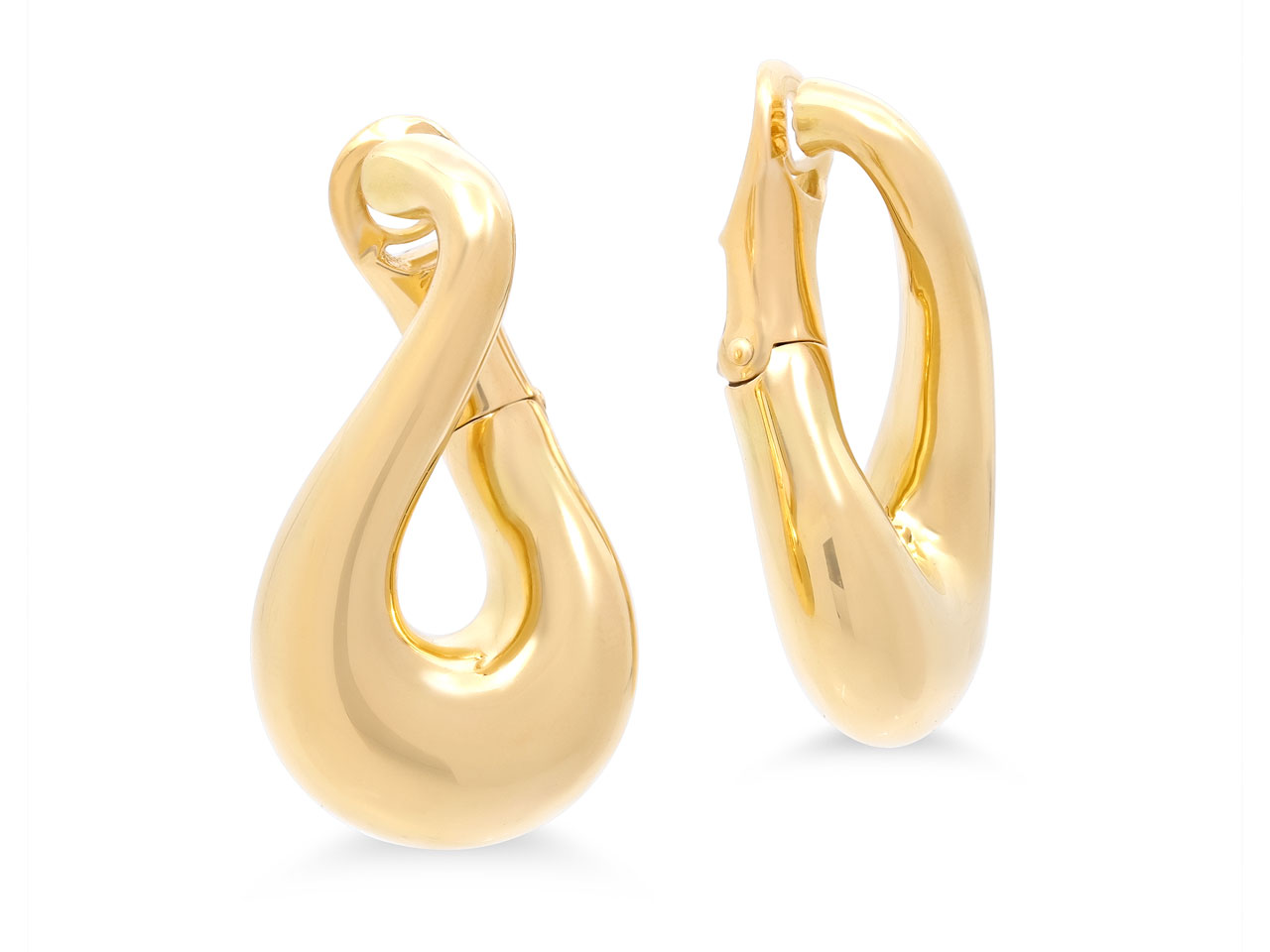Fred of Paris 'Infinity' Drop Earrings in 18K Gold