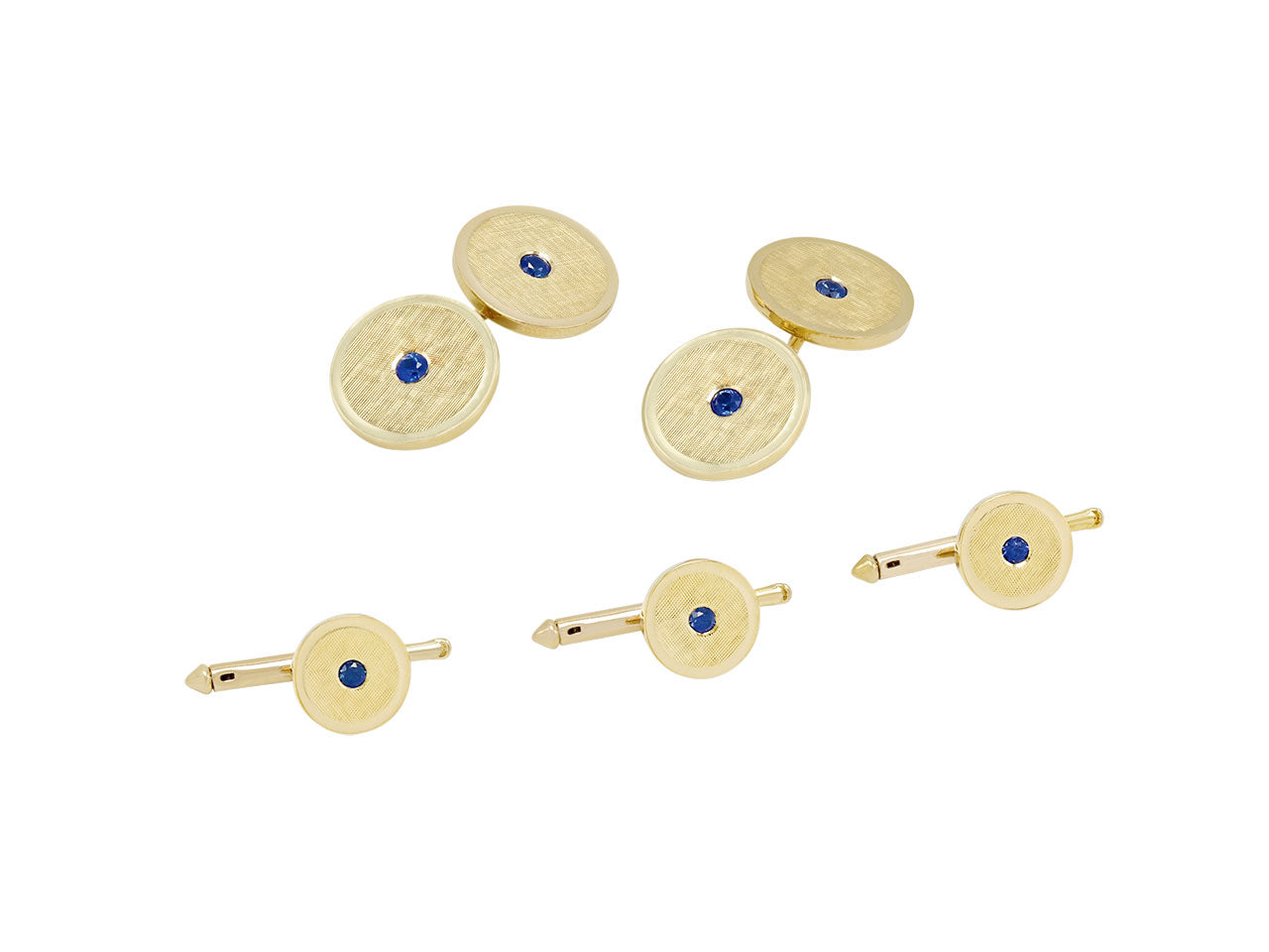Tiffany & Co. Sapphire Dress Set in 14K Gold #501793 Beladora Tiffany & Co. Sapphire Dress Set in 14K Gold #501793 Beladora