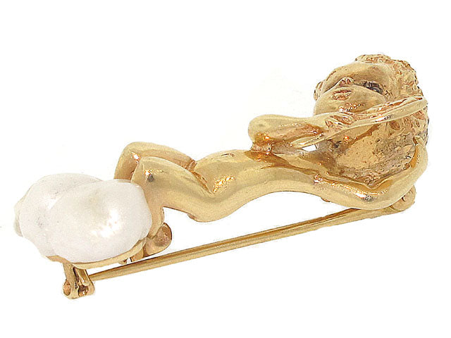 Ruser 'Monday's Child' Brooch in 14K