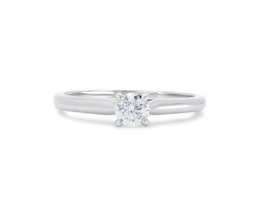 Cartier 'Solitaire 1895' Diamond Promise Ring, 0.20 carats, in Platinum
