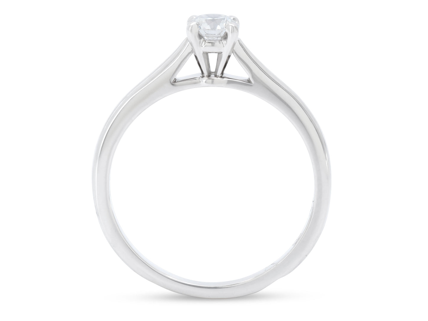 Cartier 'Solitaire 1895' Diamond Promise Ring, 0.20 carats, in Platinum