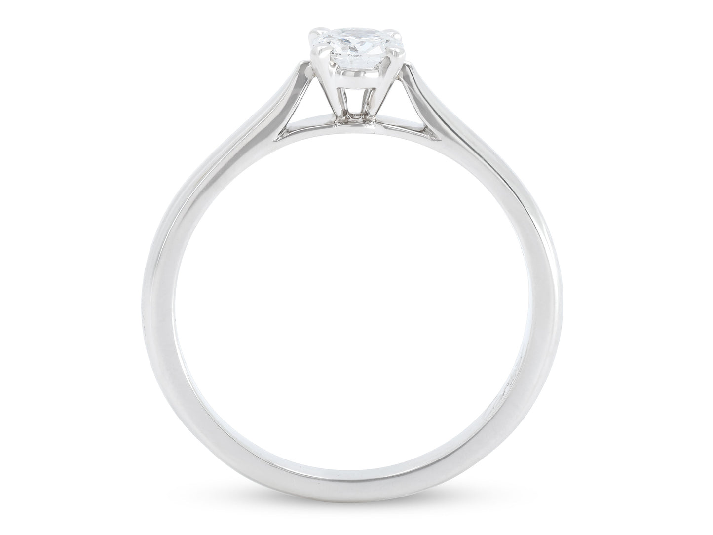Cartier 'Solitaire 1895' Diamond Promise Ring, 0.23 carats, in Platinum