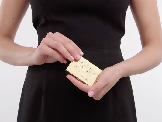 Van Cleef & Arpels Mid-Century Diamond and Ruby Box in 18K Gold