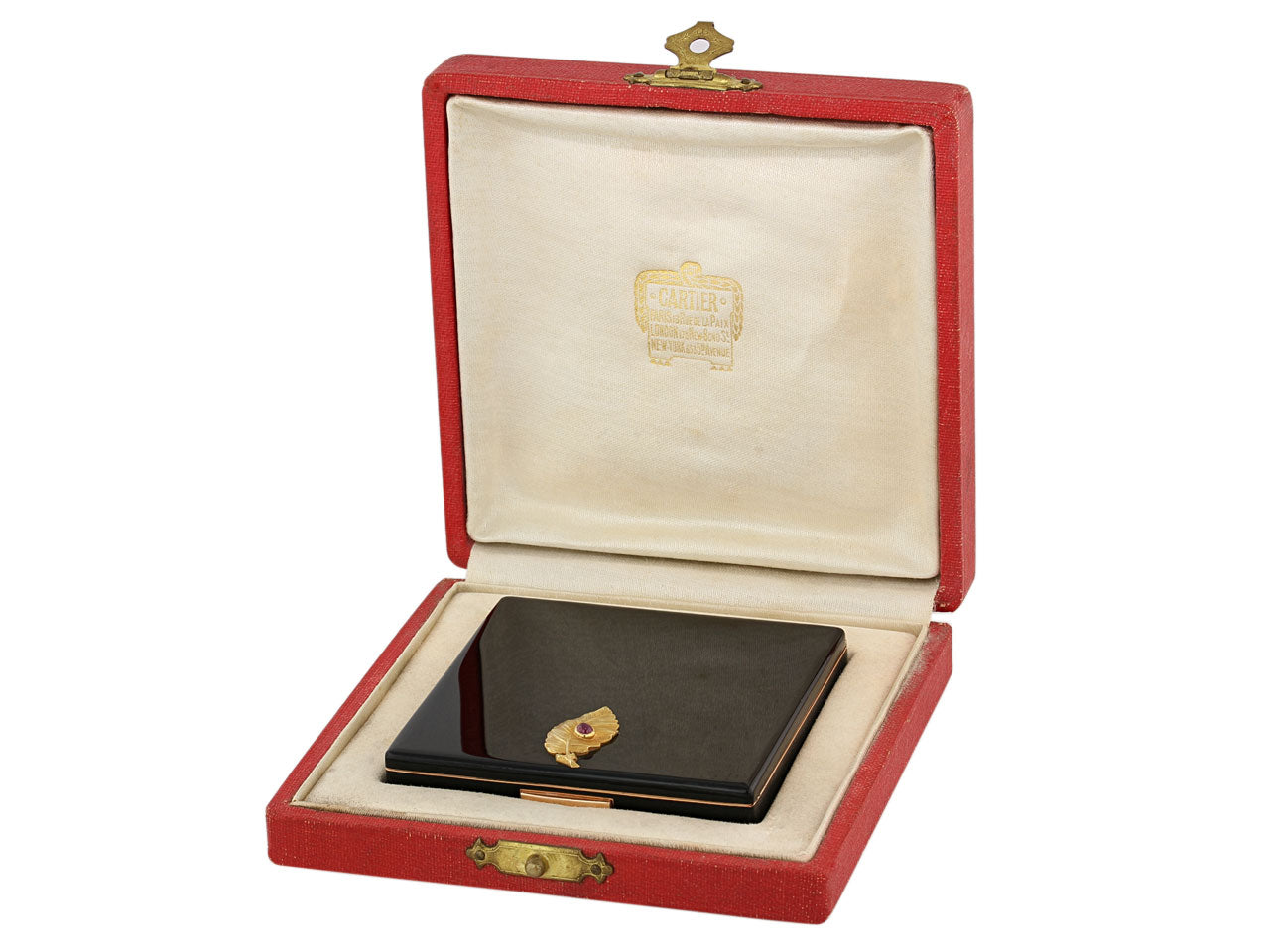 Retro Cartier Paris Compact in 14K