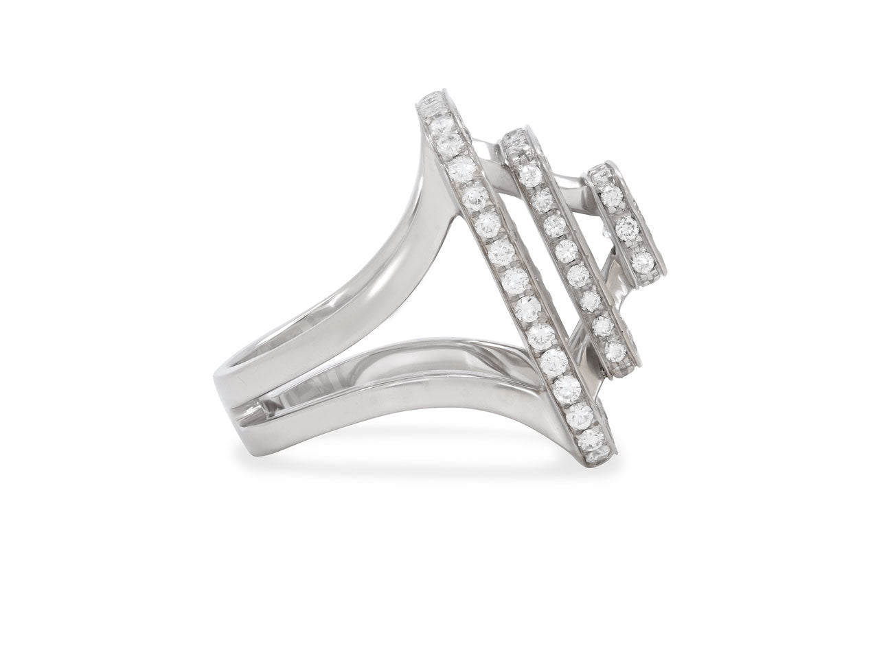 Mimi So for Forevermark Pyramid Diamond Ring in 18K White Gold