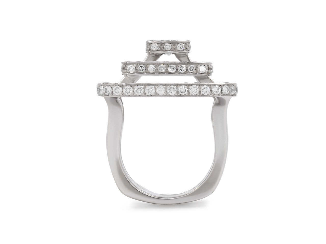 Mimi So for Forevermark Pyramid Diamond Ring in 18K White Gold