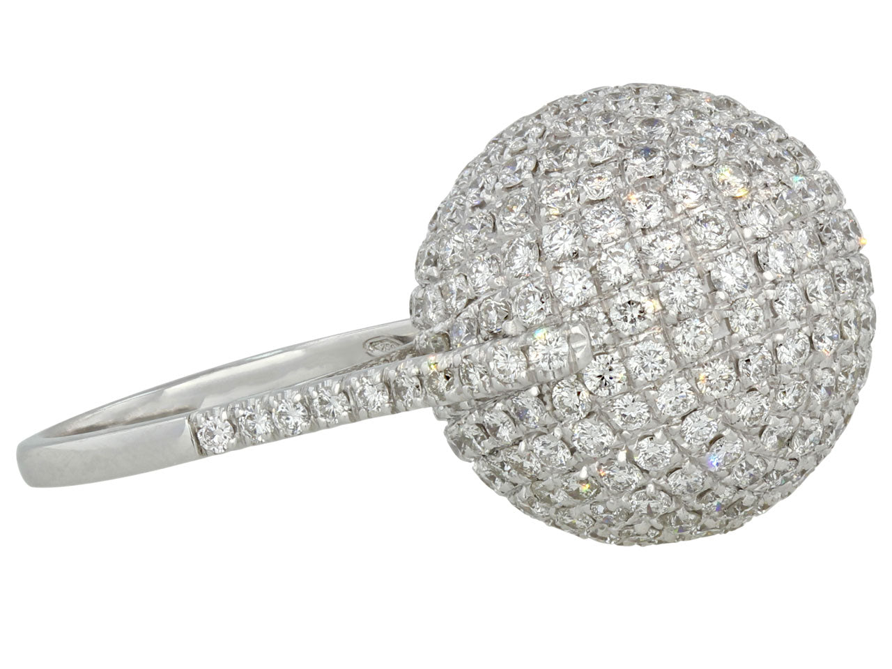 Disco Ball Diamond Ring in 18K