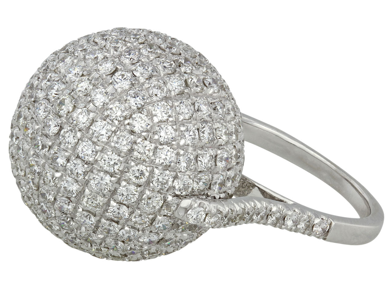 Disco Ball Diamond Ring in 18K