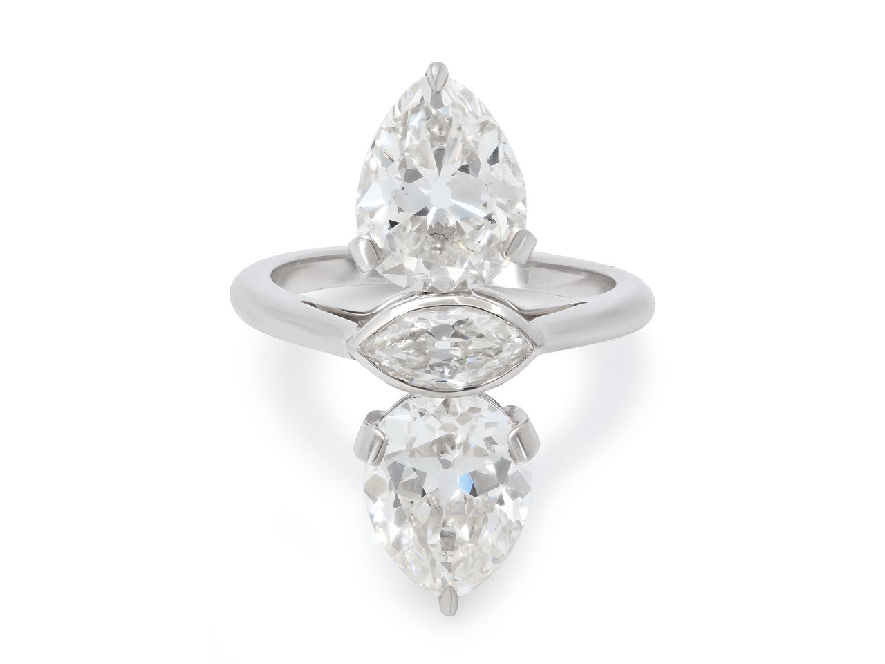 Beladora 'Bespoke' Twin Old-cut Pear and Marquise Di #509820