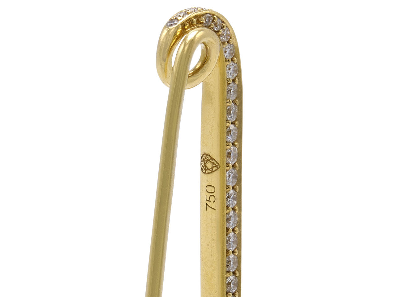 Crow's Nest 'Safety First' Brooch in 18K Gold