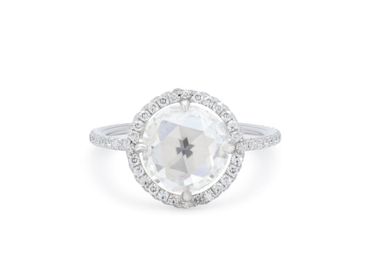 Martin Katz 2.41ct Diamond Halo Ring in Platinum