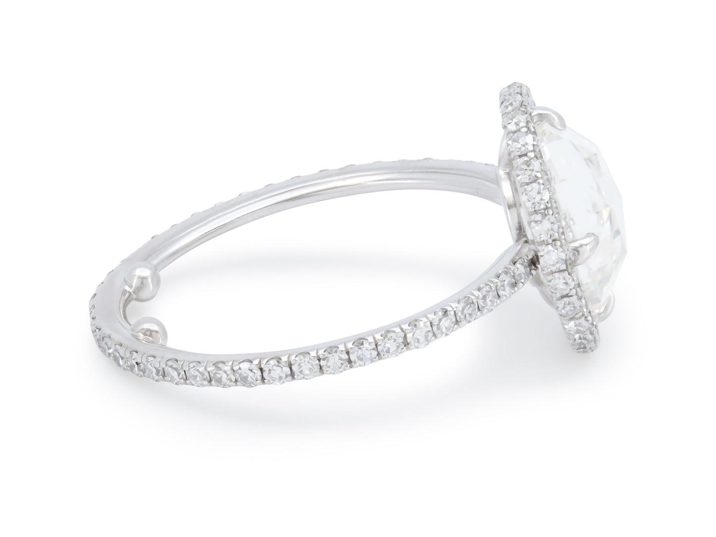 Martin Katz 2.41ct Diamond Halo Ring in Platinum