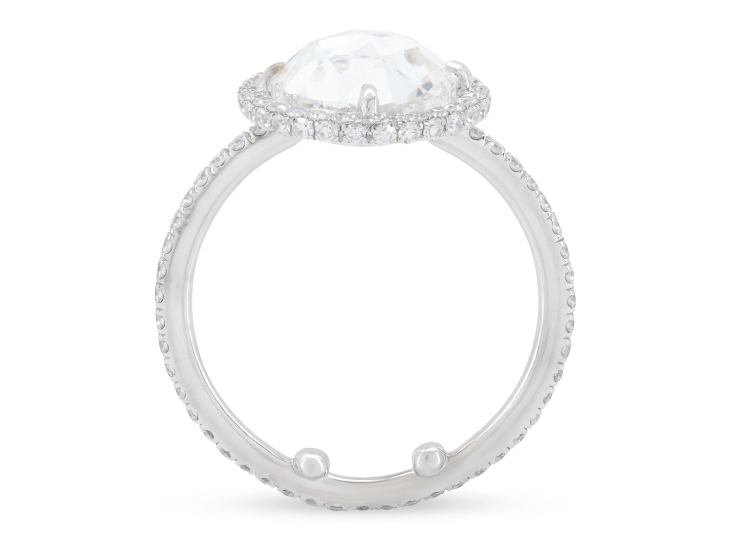 Martin Katz 2.41ct Diamond Halo Ring in Platinum