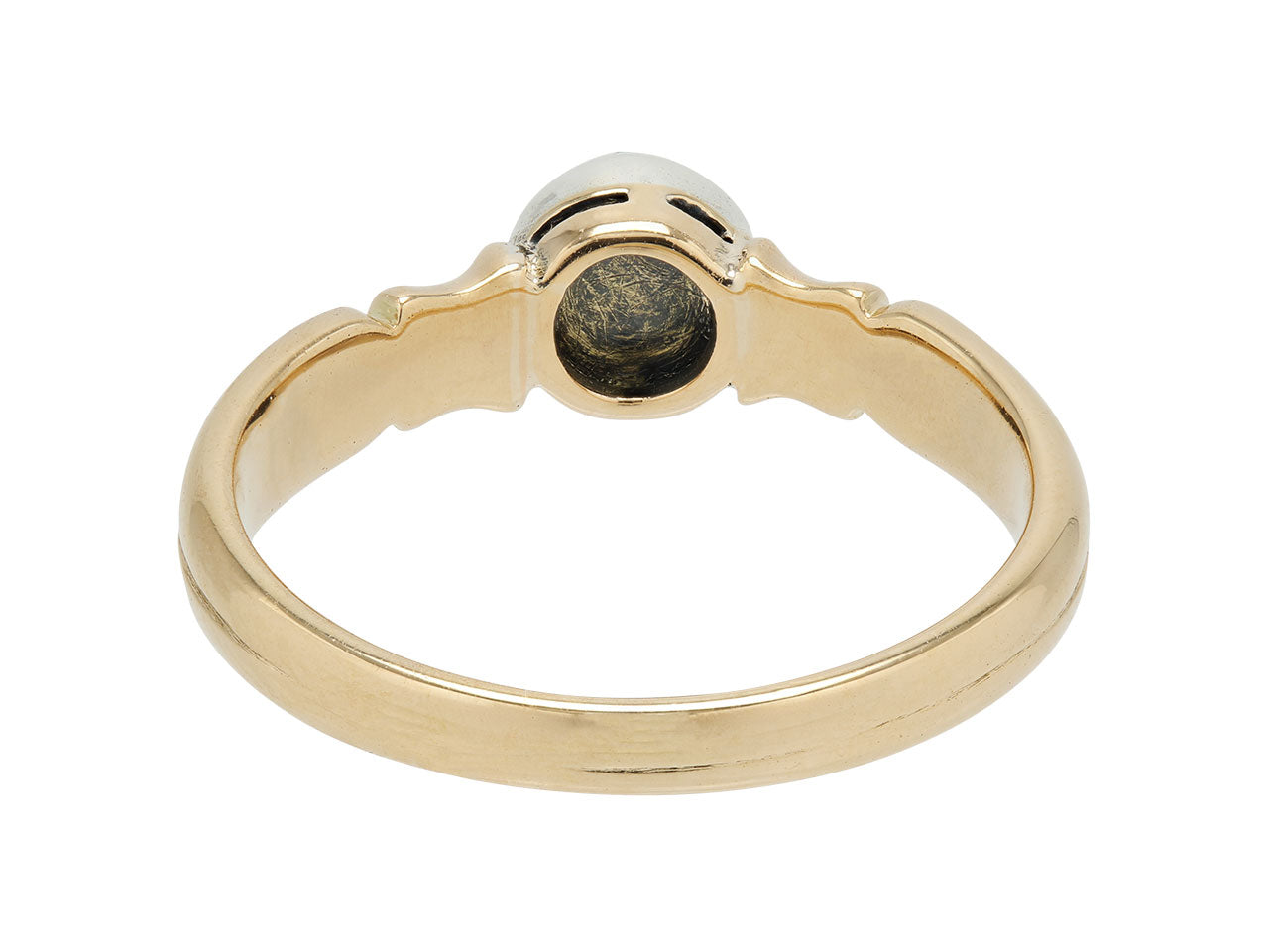 Antique Diamond Ring in 14K Gold and Silver