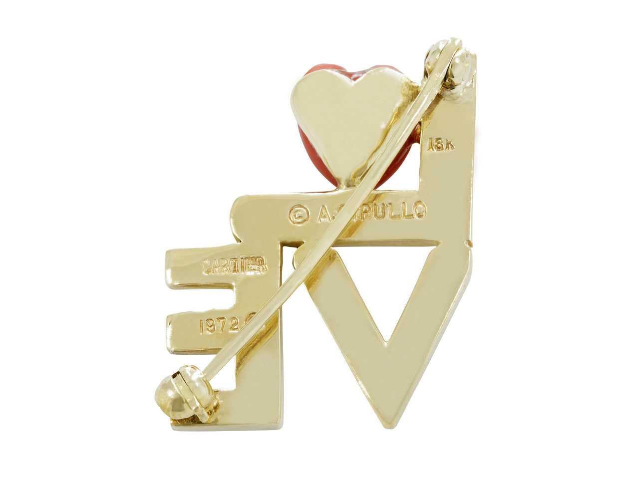 Cartier Aldo Cipullo Love Pin in 18K Gold