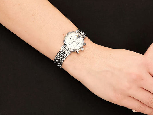 IWC Da Vinci chronograph watch worn on a wrist