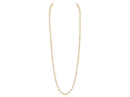 Italian Bead Necklace in 18K Yellow Gold, by Beladora