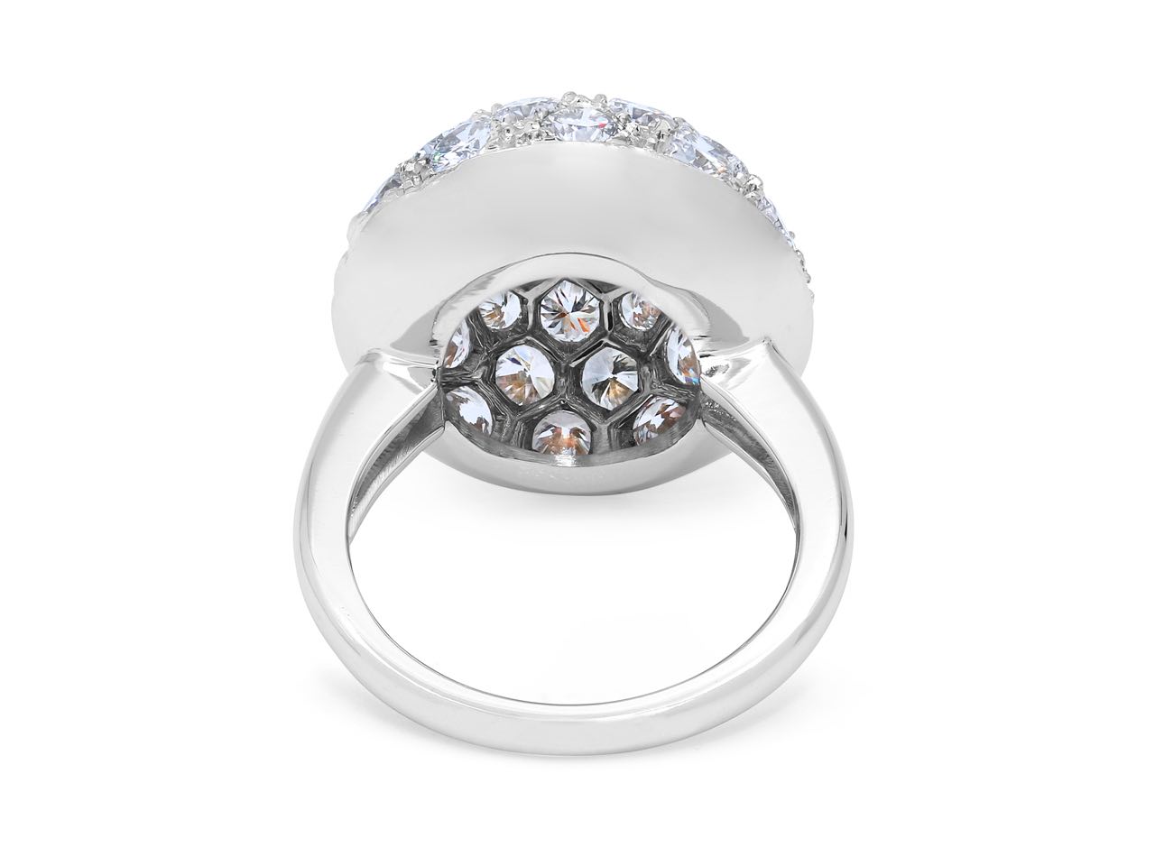Beladora 'Reimagined' Diamond Dome Ring in 18K White Gold