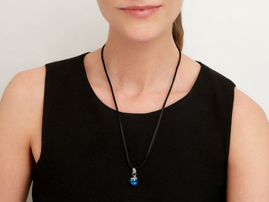 Tamara Comolli 'Mikado Bouquet' Swiss Blue Topaz Pendant in 18K White Gold