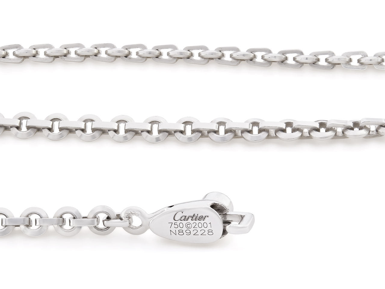 Cartier Akoya and Tahitian Pearl Lariat Necklace in 18K White Gold