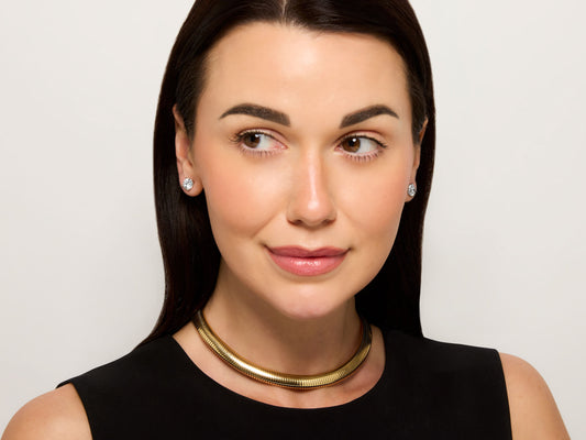 Forstner Mid-Century Choker in 14K Gold