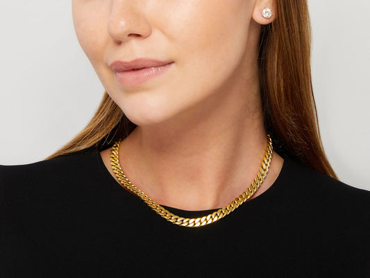 Bulgari Curb Link Chain in 18K Gold