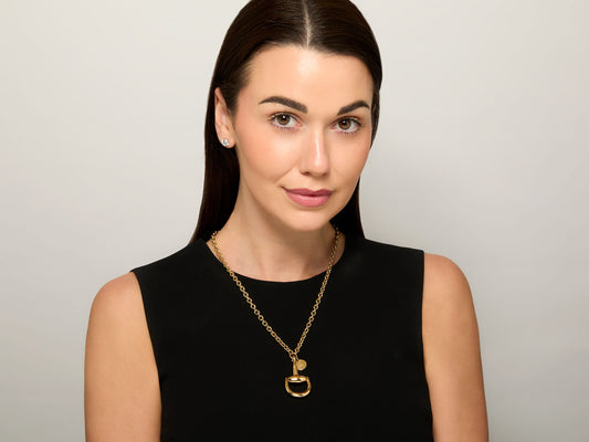Gucci Horsebit Pendant Necklace in 18K Gold