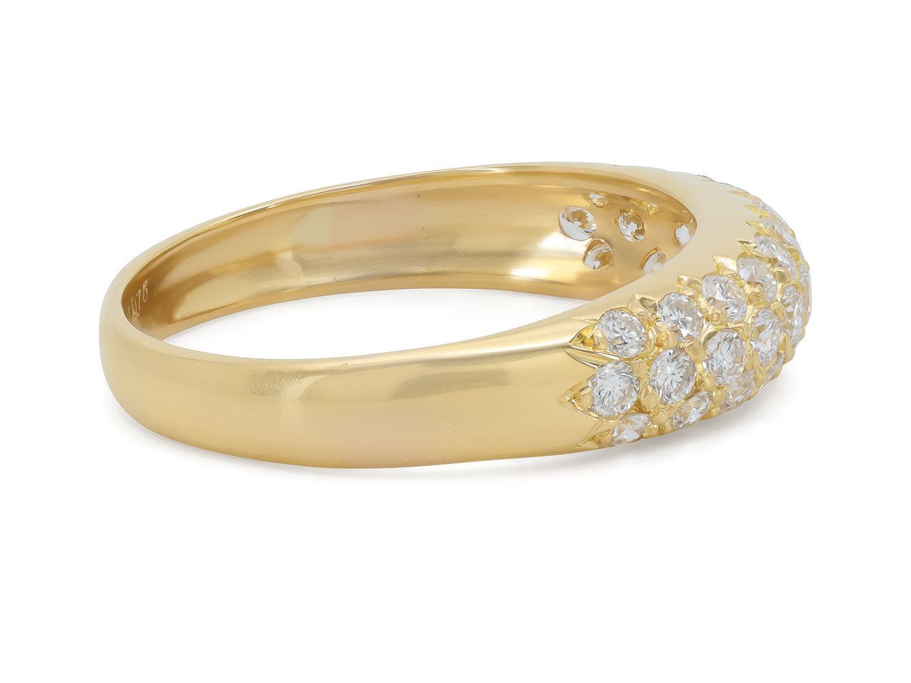 Van Cleef & Arpels Diamond Boule Ring in 18K Gold