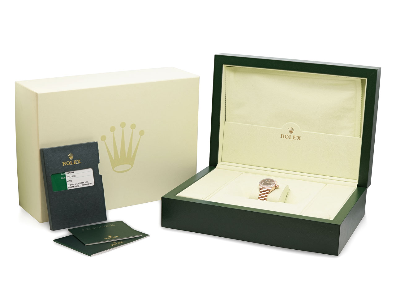 Rolex 'Datejust' Diamond Watch in 18K 'Everose' Gold, 28 mm