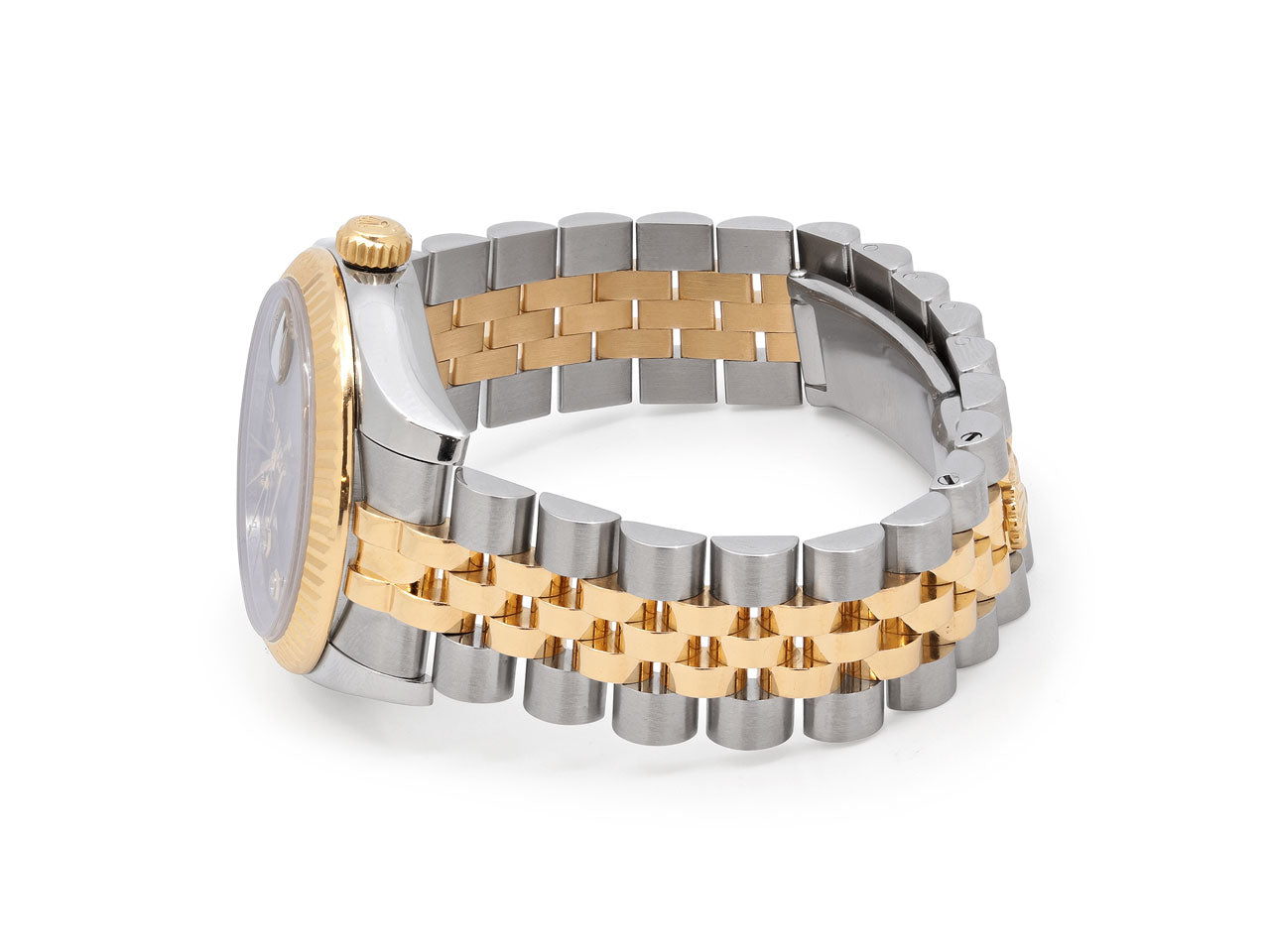 Rolex 'Datejust' Diamond Watch, in Steel and 18K Gold, 31 mm