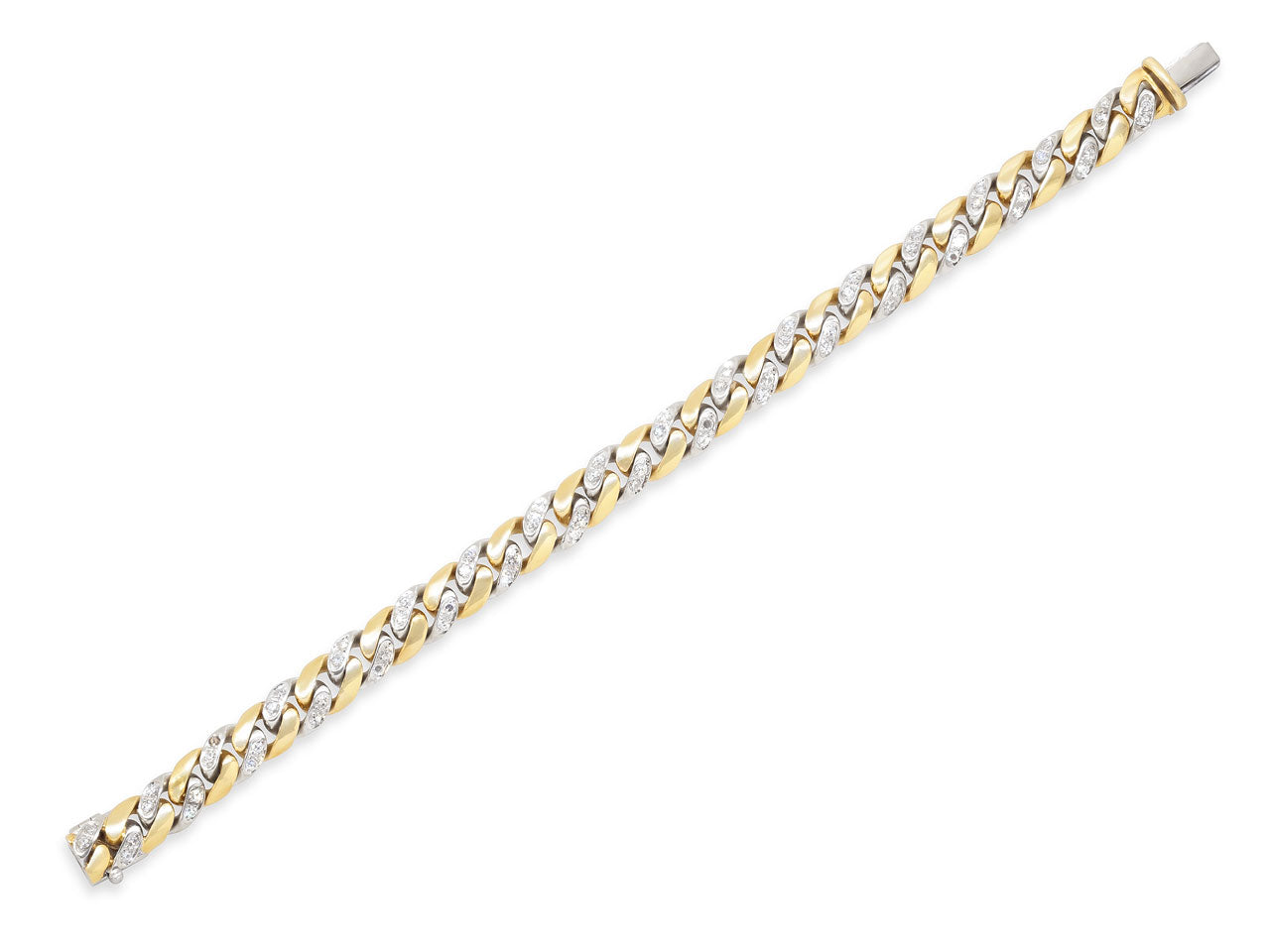 Gucci Diamond Curb Link Bracelet in 18K Gold