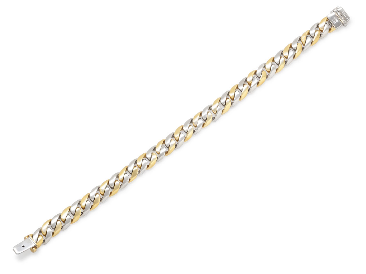 Gucci Diamond Curb Link Bracelet in 18K Gold