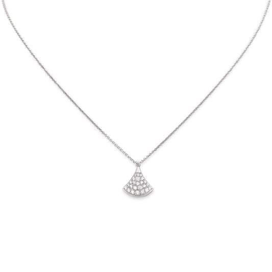 Bulgari 'Diva's Dream' Diamond Necklace in 18K White Gold