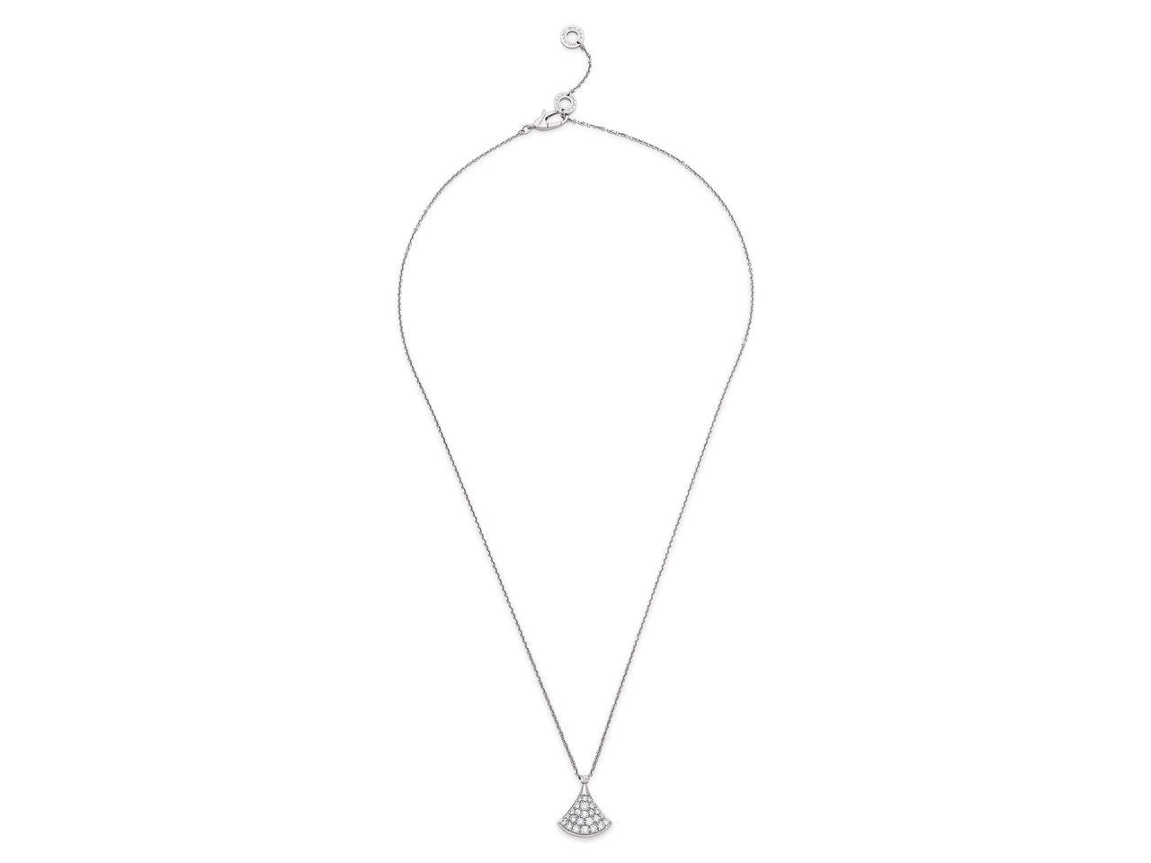 Bulgari 'Diva's Dream' Diamond Necklace in 18K White Gold