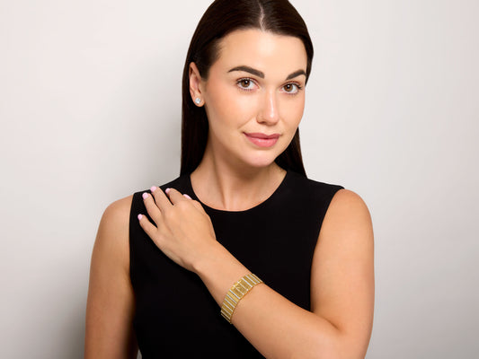 Vintage Piaget 'Polo' Diamond Watch in 18K Gold