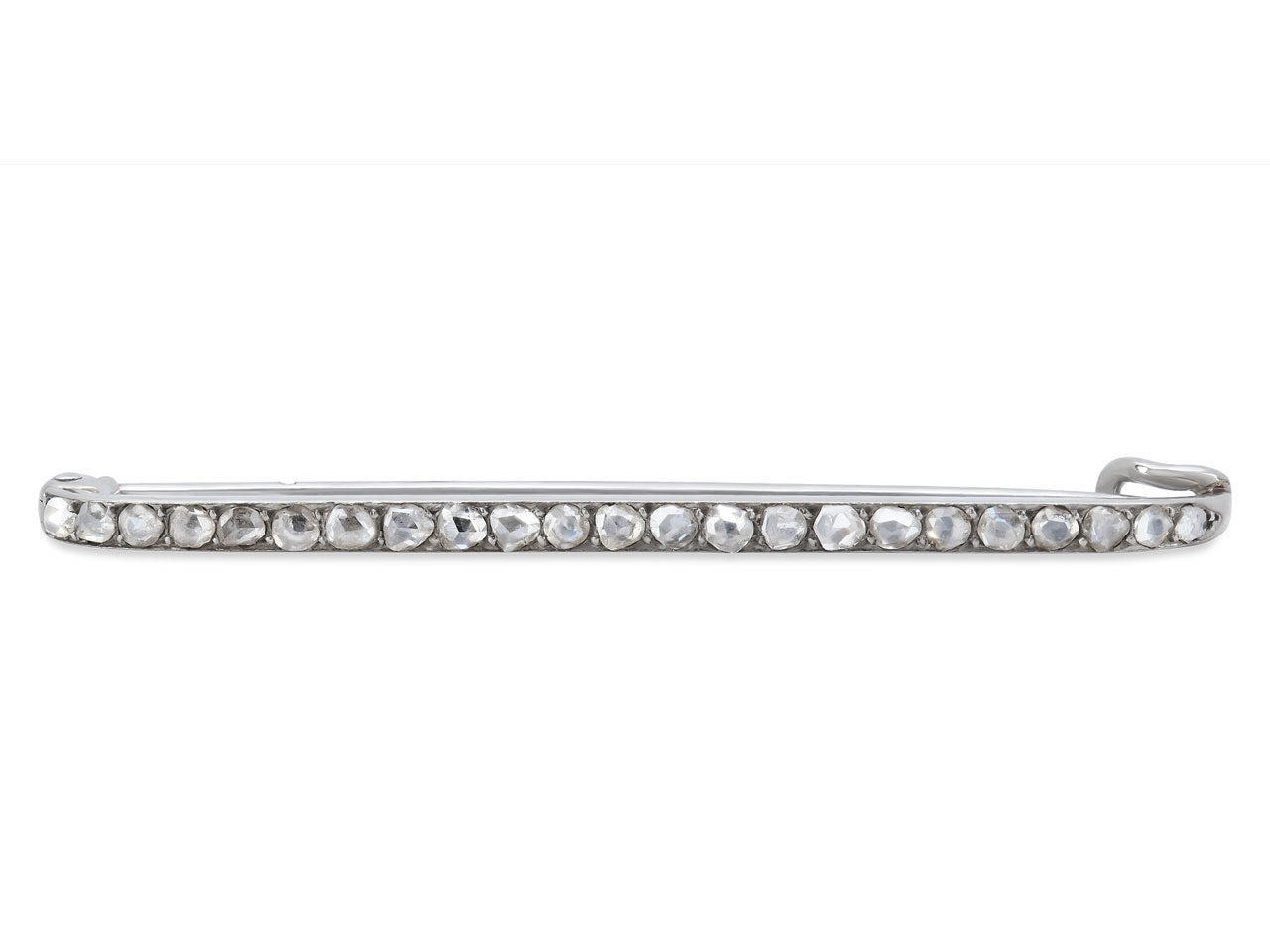 Antique Edwardian Cartier Diamond Pin in Platinum