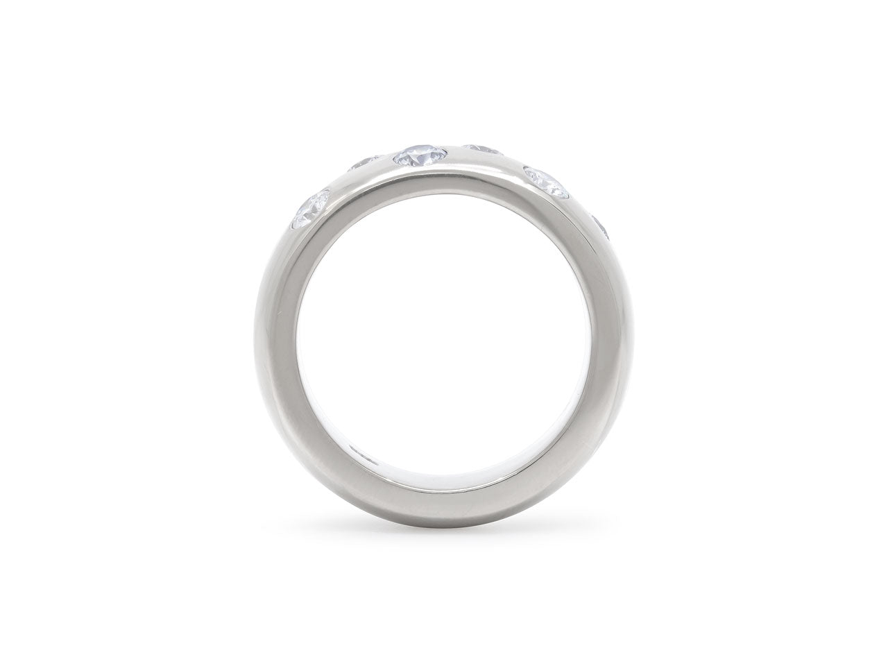 Diamond Band in 18K White Gold