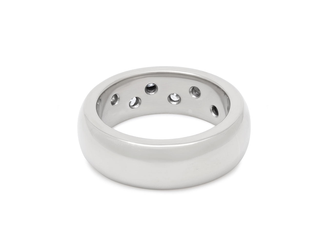 Diamond Band in 18K White Gold