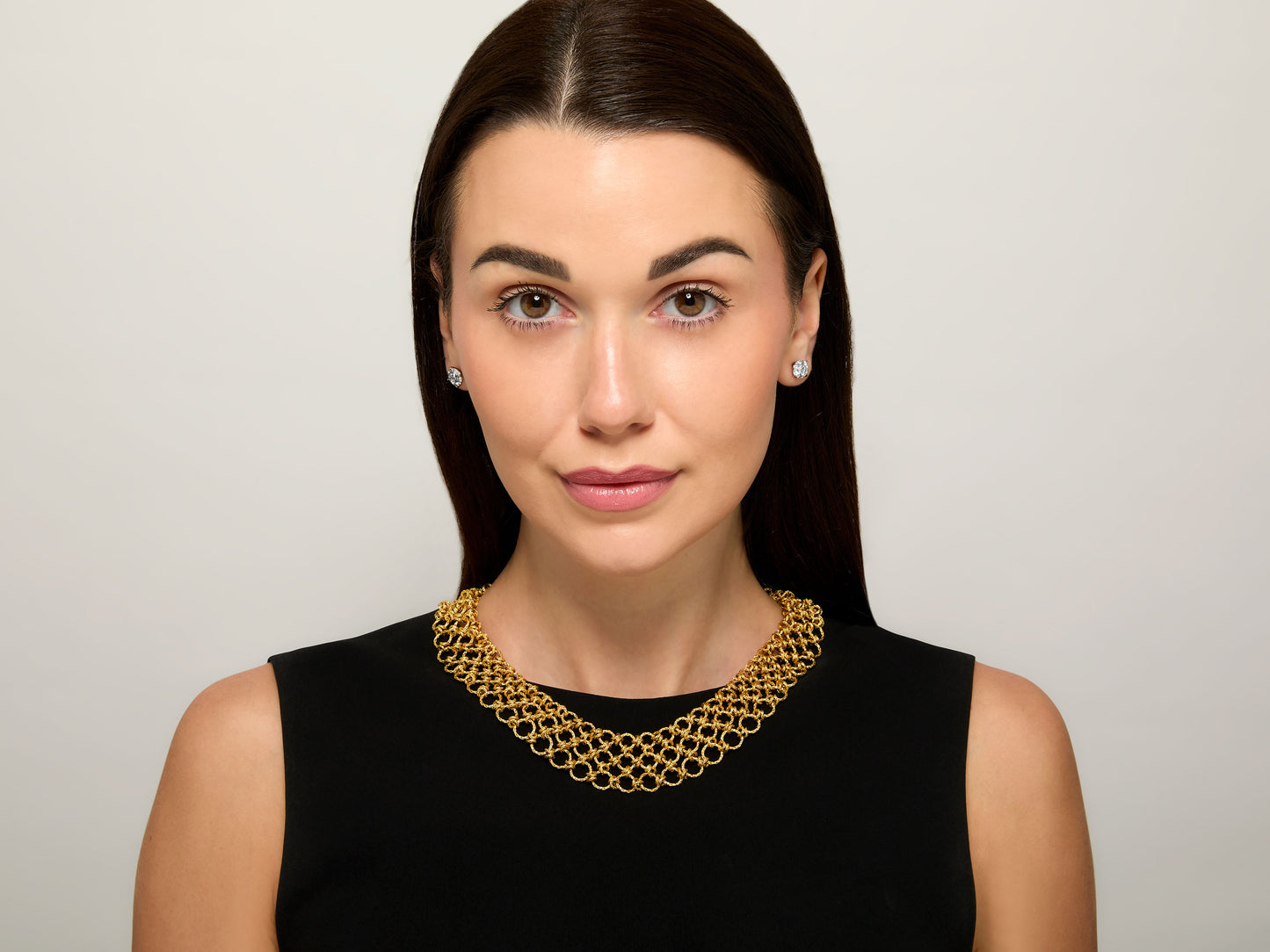 Link Necklace in 18K Gold