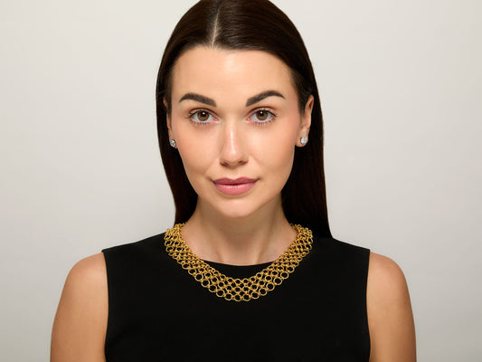 Link Necklace in 18K Gold