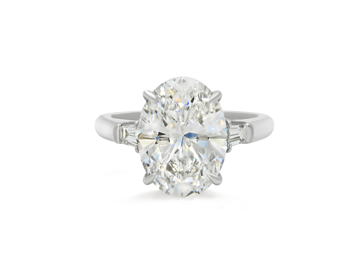 Beladora 'Bespoke' Oval-cut Diamond Ring, 5.01 Carat E/VS1, in Platinum