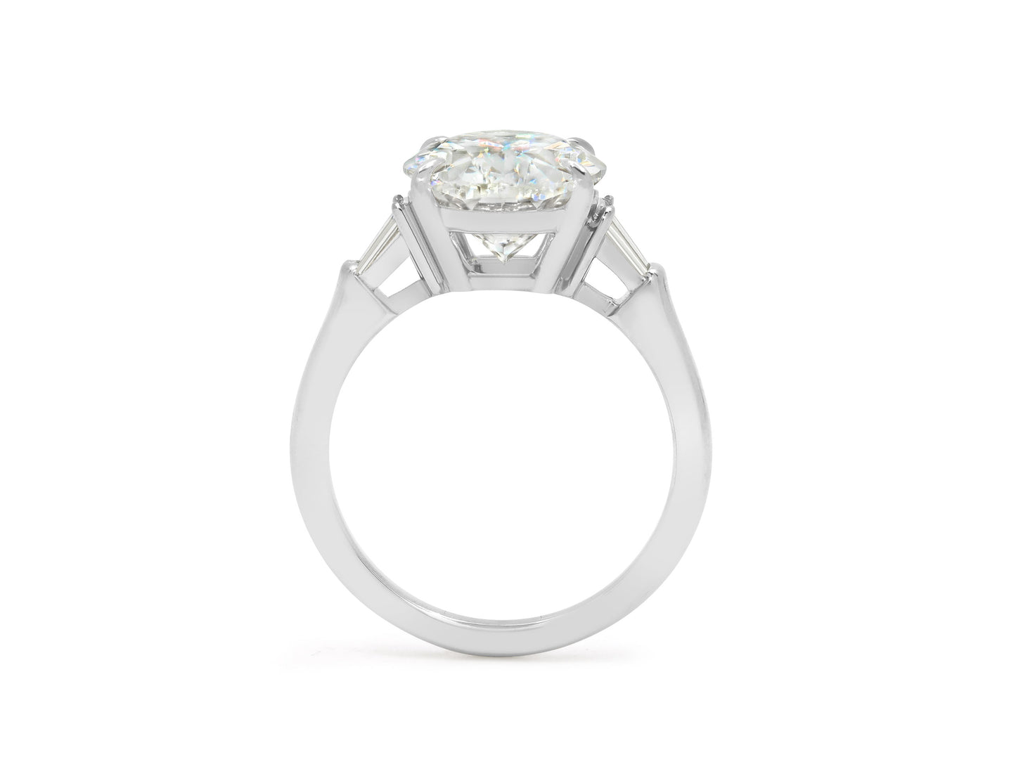 Beladora 'Bespoke' Oval-cut Diamond Ring, 5.01 Carat E/VS1, in Platinum